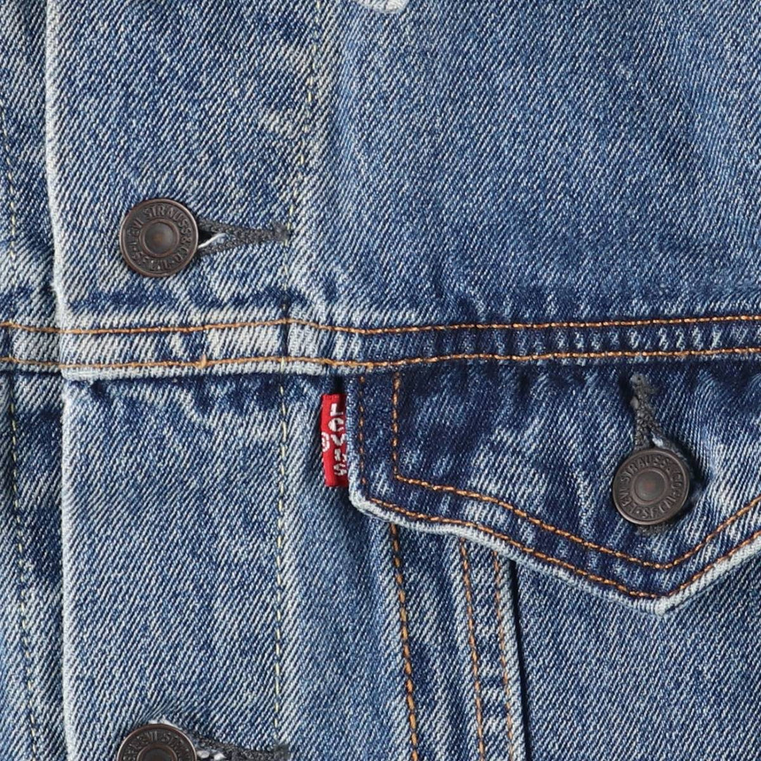 Levi's denim jacket, denim jacket, men's size M cotton blue type Vintage Second Hand