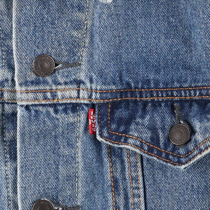 Levi's denim jacket, denim jacket, men's size M cotton blue type Vintage Second Hand