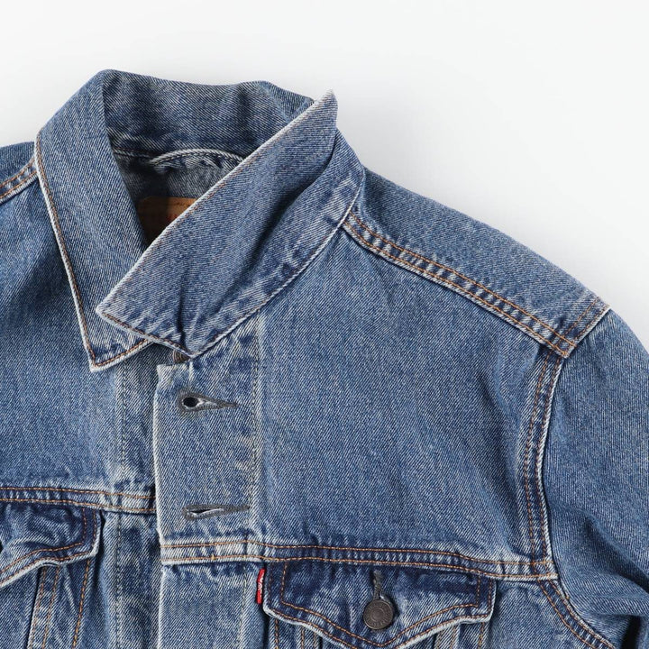 Levi's denim jacket, denim jacket, men's size M cotton blue type Vintage Second Hand