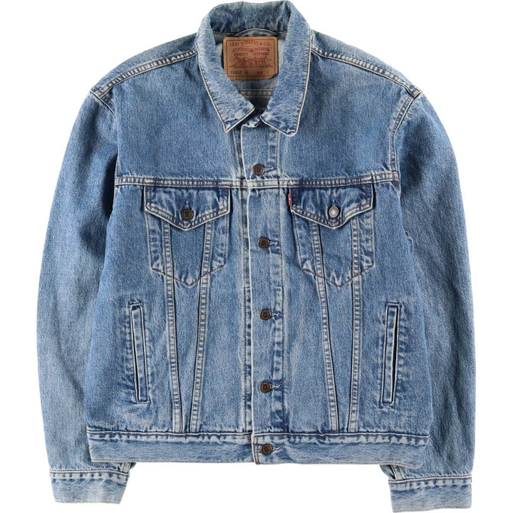 90'S Levi's 70503-0216 denim jacket, denim jacket, men's size L, vintage cotton blue type Vintage Second Hand
