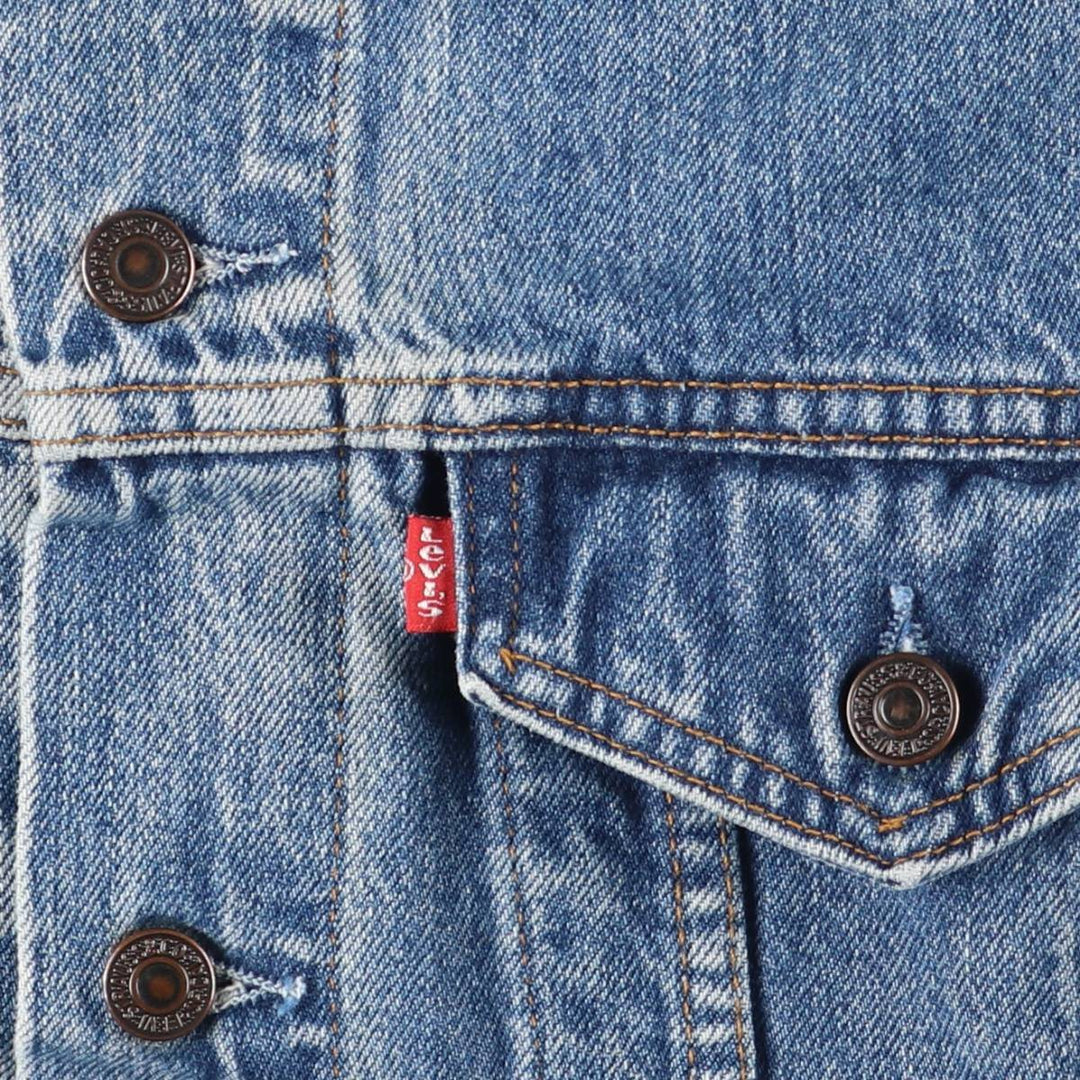 90'S Levi's 70503-0216 denim jacket, denim jacket, men's size L, vintage cotton blue type Vintage Second Hand