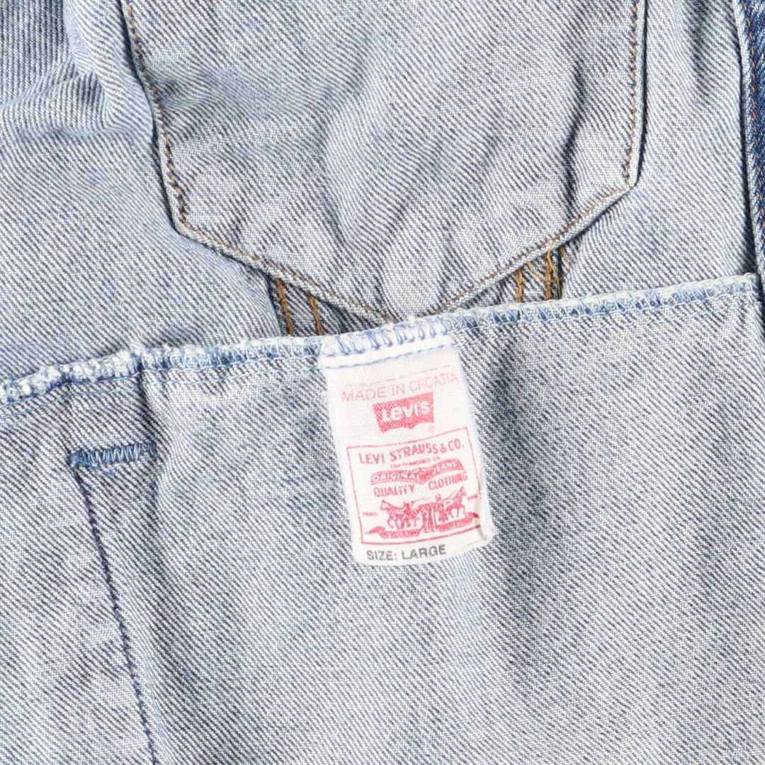 90'S Levi's 70503-0216 denim jacket, denim jacket, men's size L, vintage cotton blue type Vintage Second Hand
