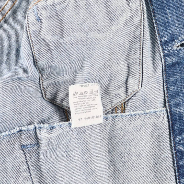 90'S Levi's 70503-0216 denim jacket, denim jacket, men's size L, vintage cotton blue type Vintage Second Hand