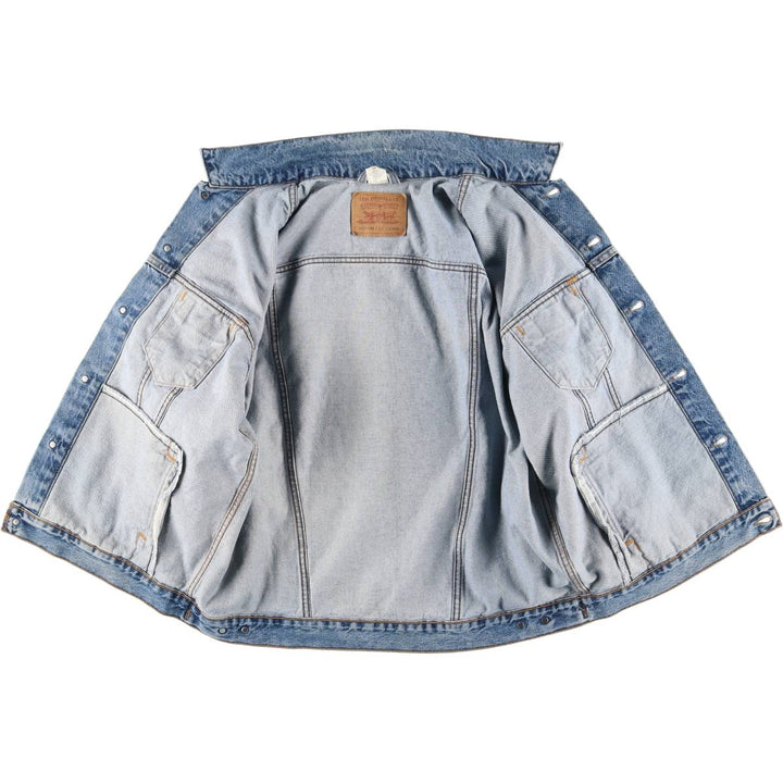 2000'S Levi's 70507-0389 Denim Jacket, Men's Size XL cotton blue type Vintage Second Hand