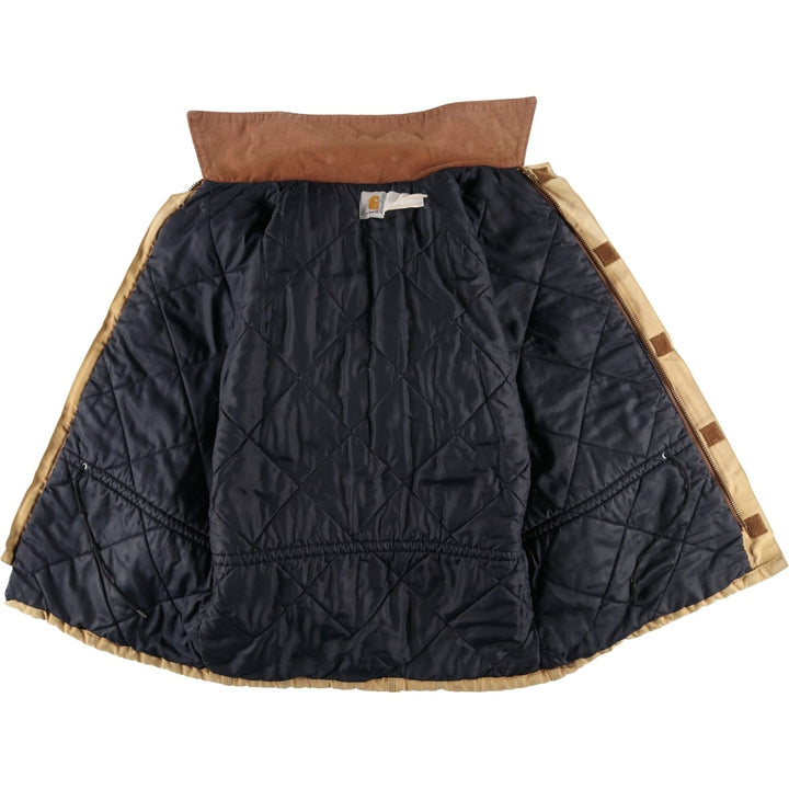 Carhartt Traditional Padded Duck Work Jacket, Men's Size L unclear Beige type Vintage Second Hand