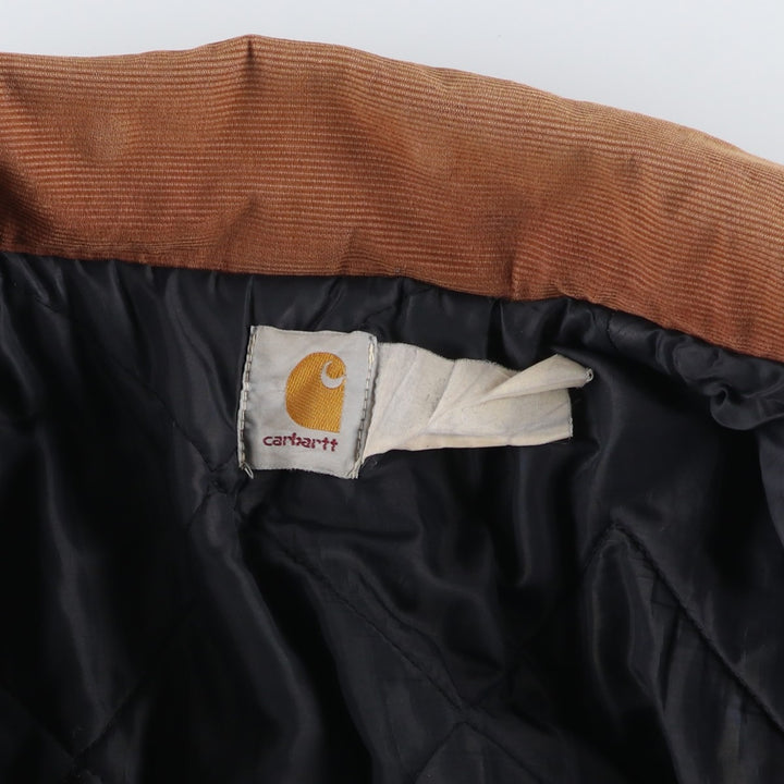 Carhartt Traditional Padded Duck Work Jacket, Men's Size L unclear Beige type Vintage Second Hand