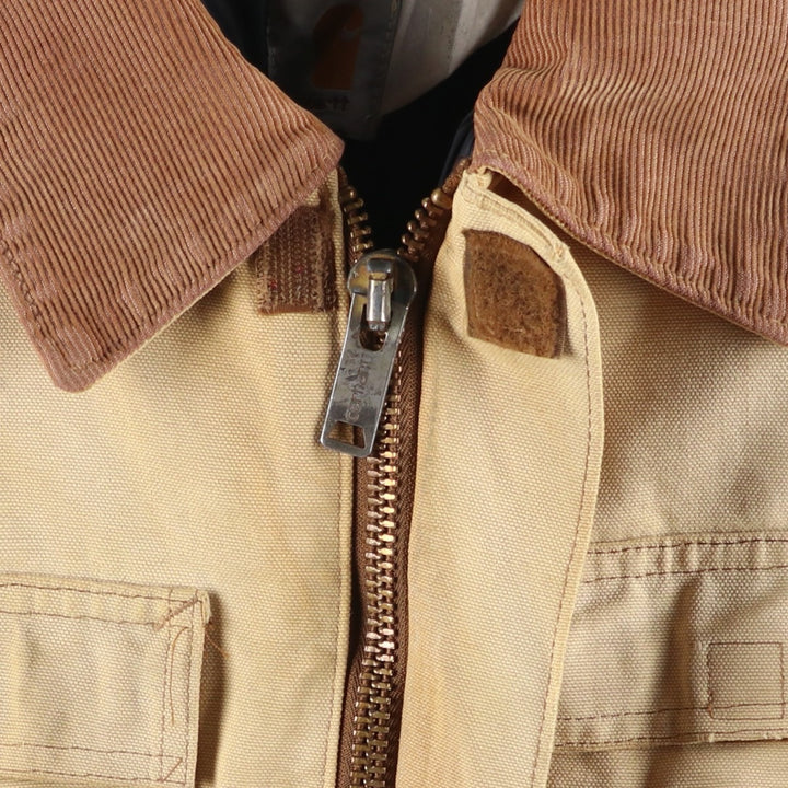 Carhartt Traditional Padded Duck Work Jacket, Men's Size L unclear Beige type Vintage Second Hand