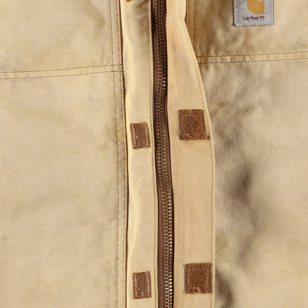 Carhartt Traditional Padded Duck Work Jacket, Men's Size L unclear Beige type Vintage Second Hand