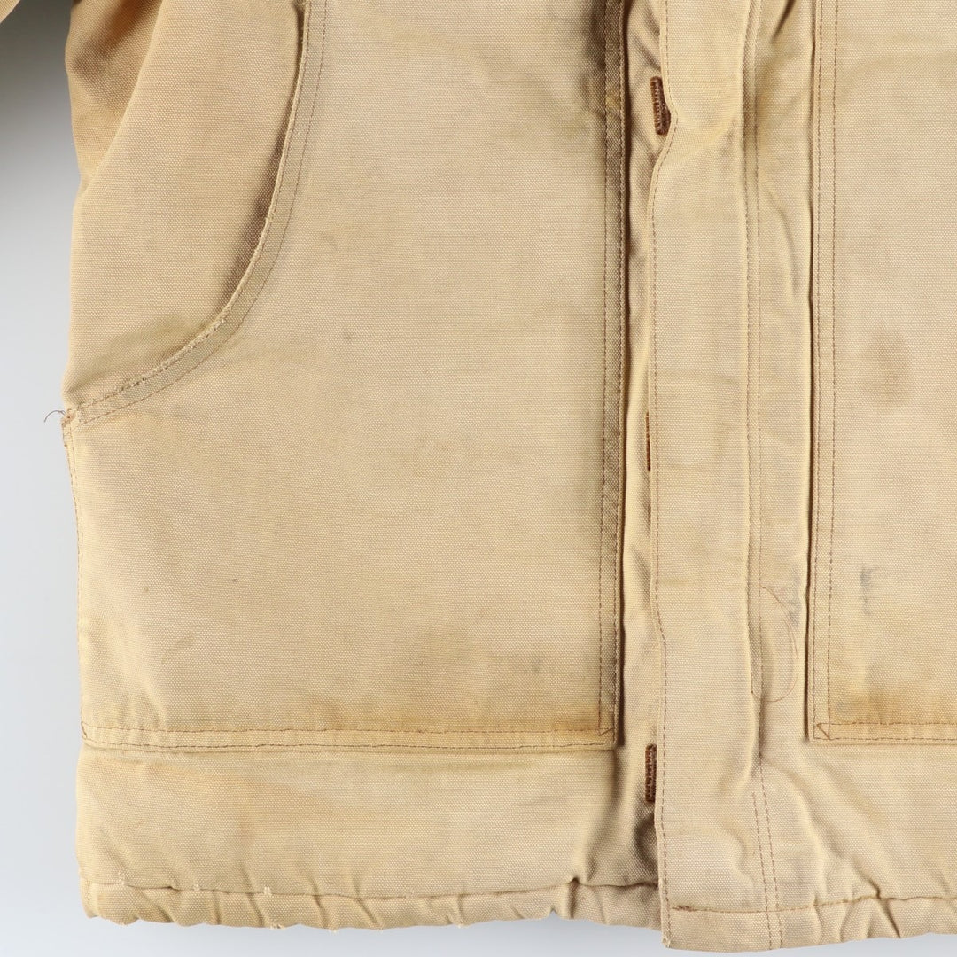 Carhartt Traditional Padded Duck Work Jacket, Men's Size L unclear Beige type Vintage Second Hand