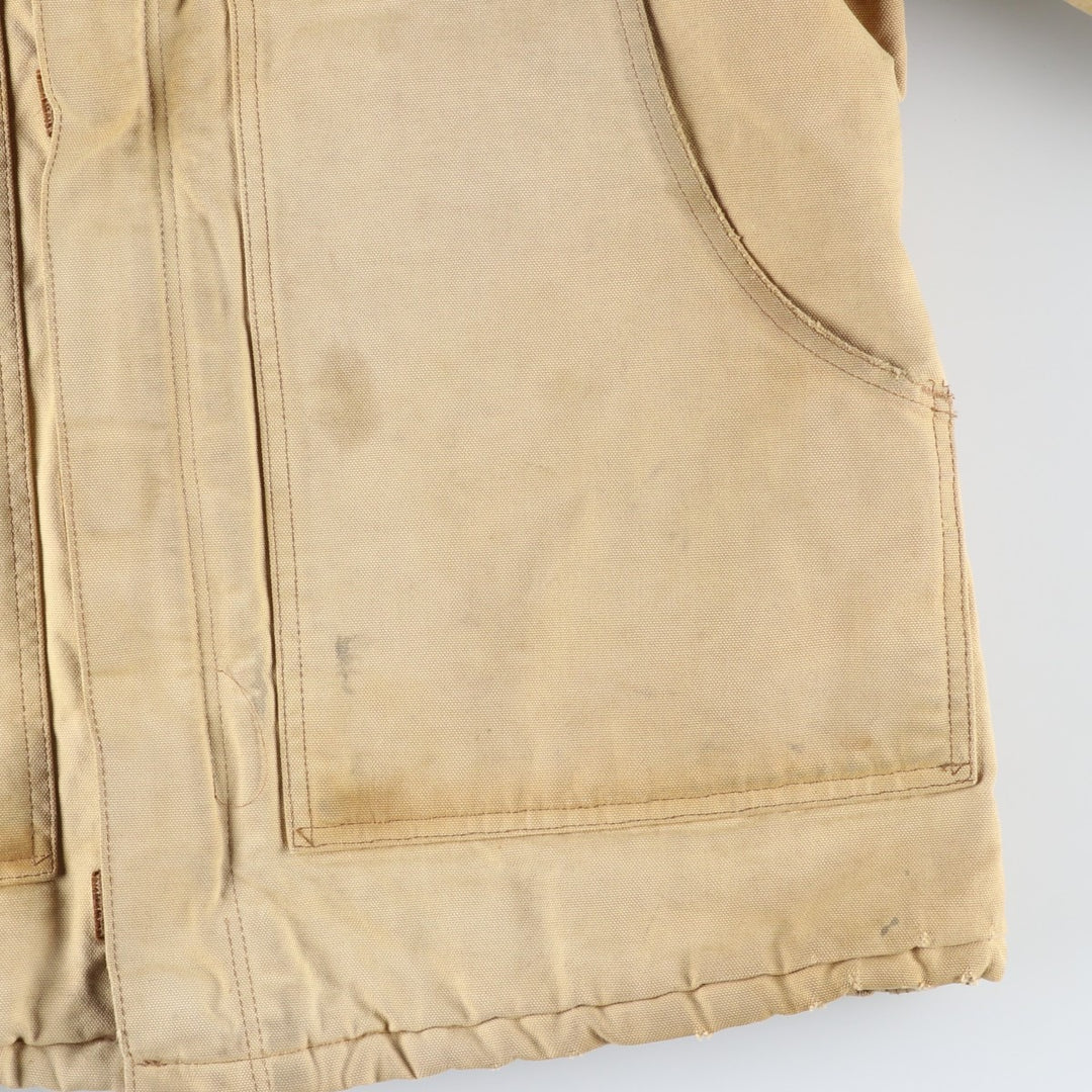 Carhartt Traditional Padded Duck Work Jacket, Men's Size L unclear Beige type Vintage Second Hand