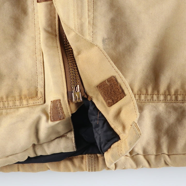 Carhartt Traditional Padded Duck Work Jacket, Men's Size L unclear Beige type Vintage Second Hand