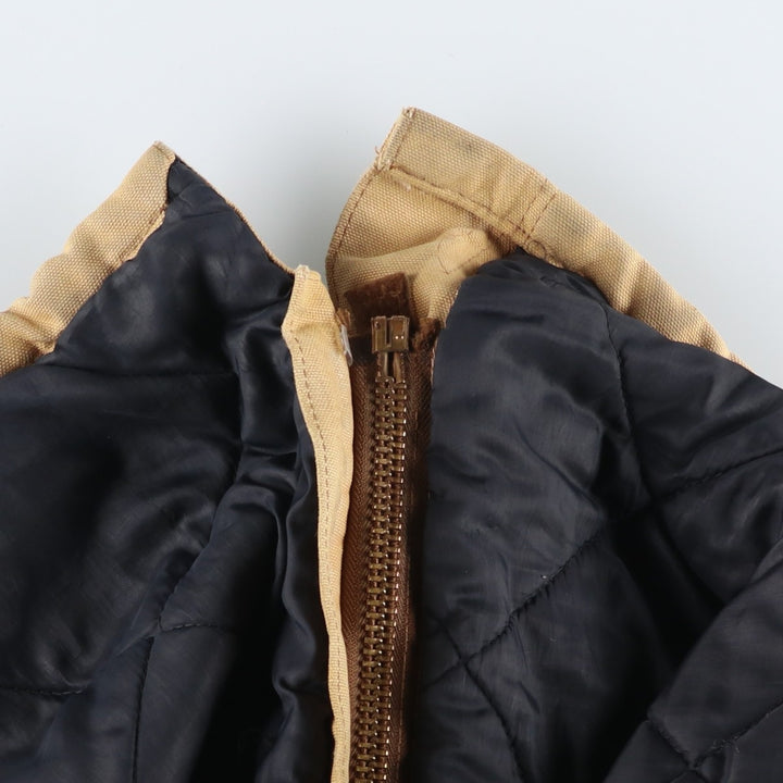 Carhartt Traditional Padded Duck Work Jacket, Men's Size L unclear Beige type Vintage Second Hand