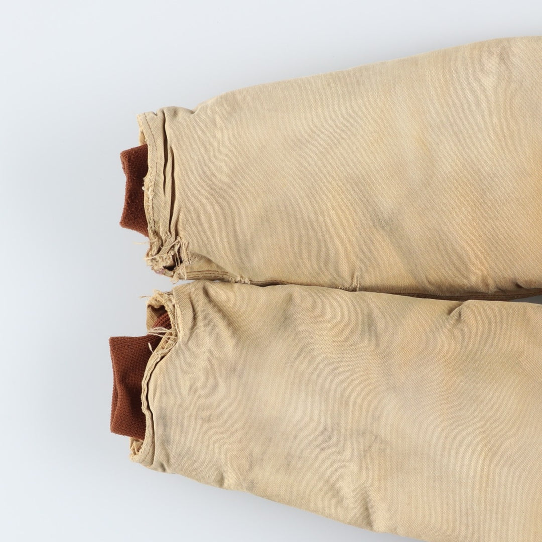 Carhartt Traditional Padded Duck Work Jacket, Men's Size L unclear Beige type Vintage Second Hand