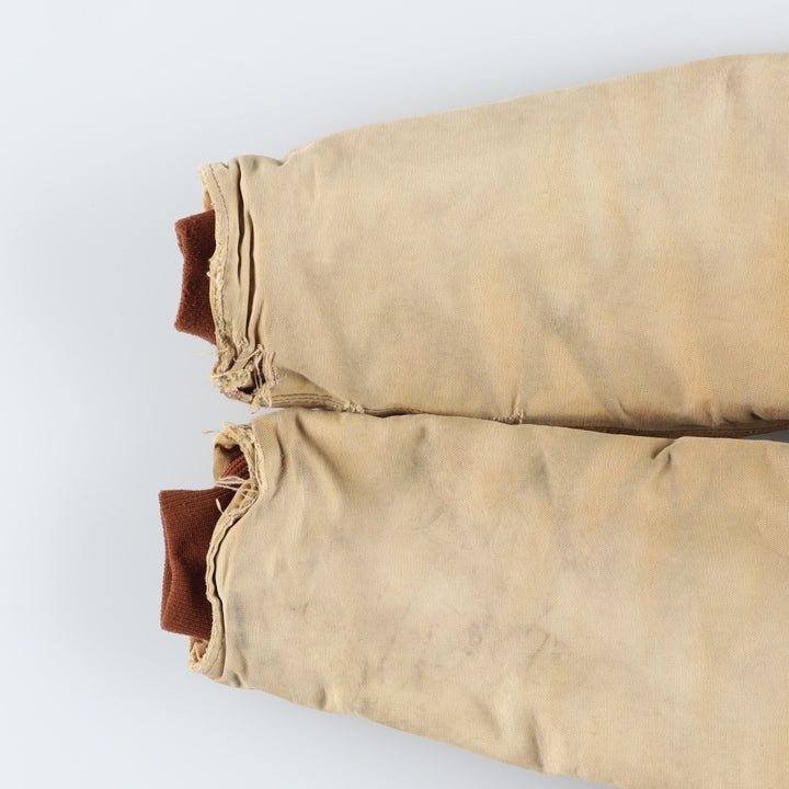 Carhartt Traditional Padded Duck Work Jacket, Men's Size L unclear Beige type Vintage Second Hand