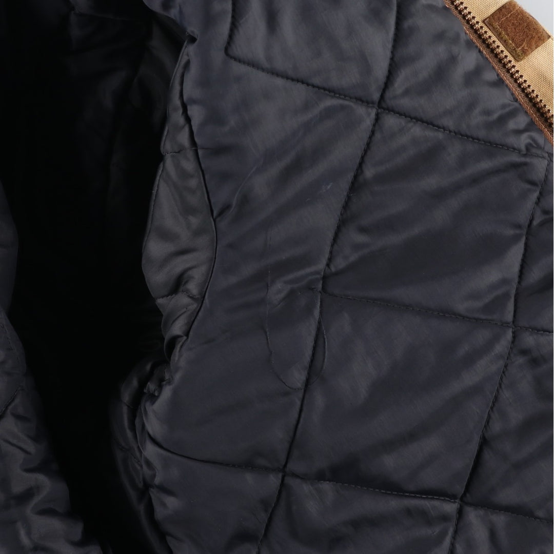 Carhartt Traditional Padded Duck Work Jacket, Men's Size L unclear Beige type Vintage Second Hand