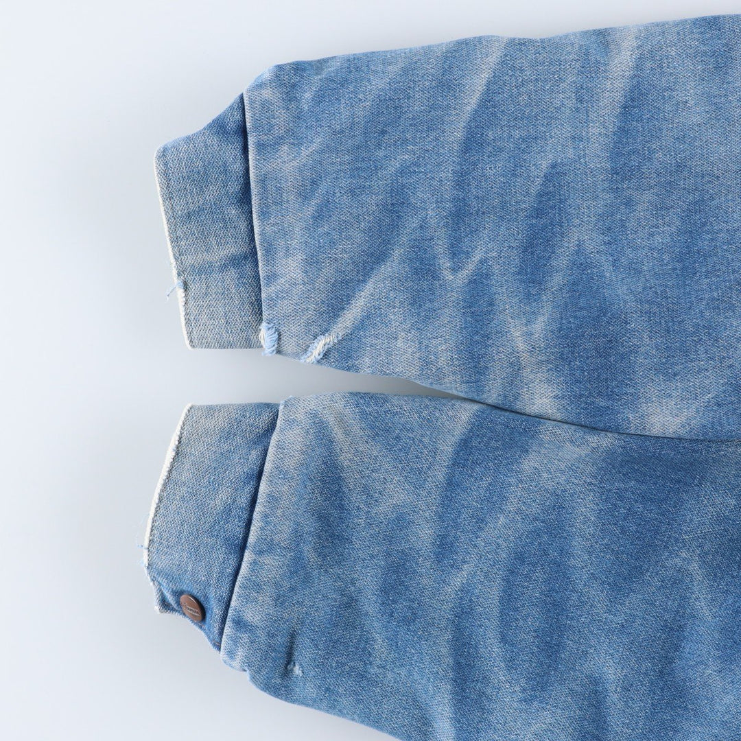 Vintage 80s-90'S Wrangler denim jacket, made in the USA, size L, men's unclear blue type Vintage Second Hand