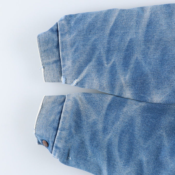 Vintage 80s-90'S Wrangler denim jacket, made in the USA, size L, men's unclear blue type Vintage Second Hand