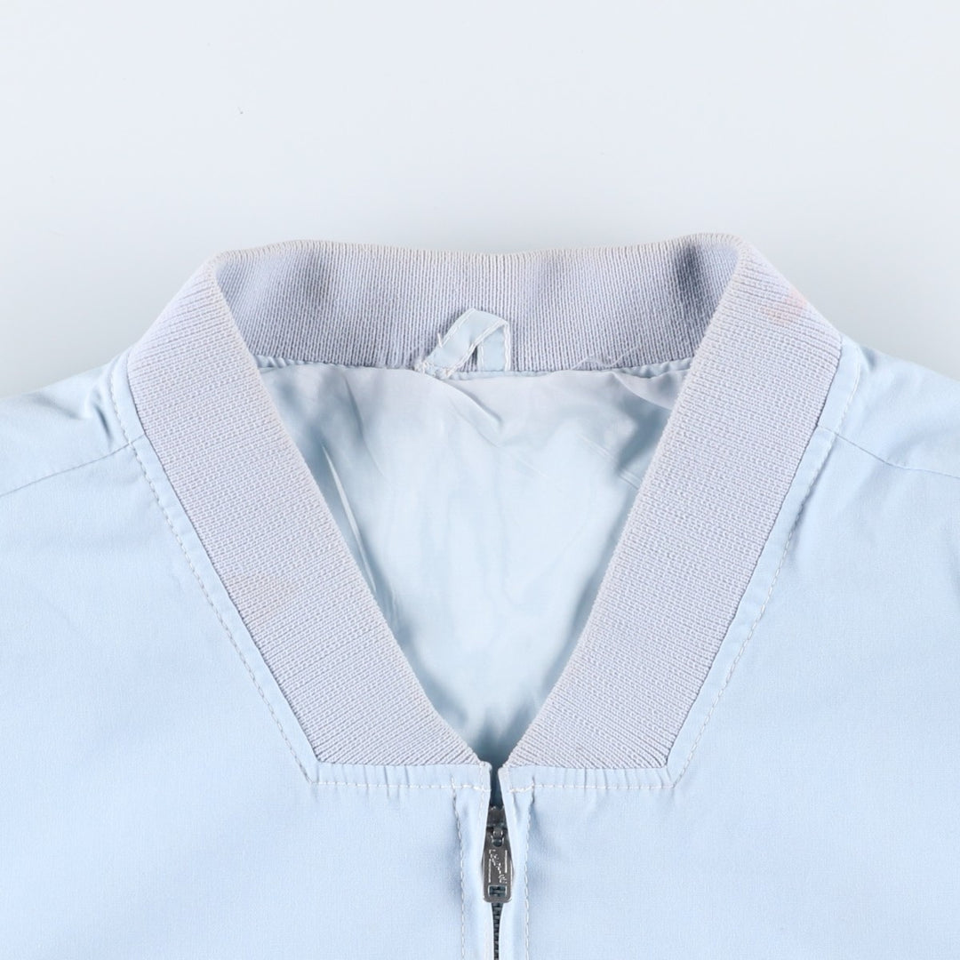 Vintage Men's XL Blouson Dacron Blue type light blue Vintage Second Hand