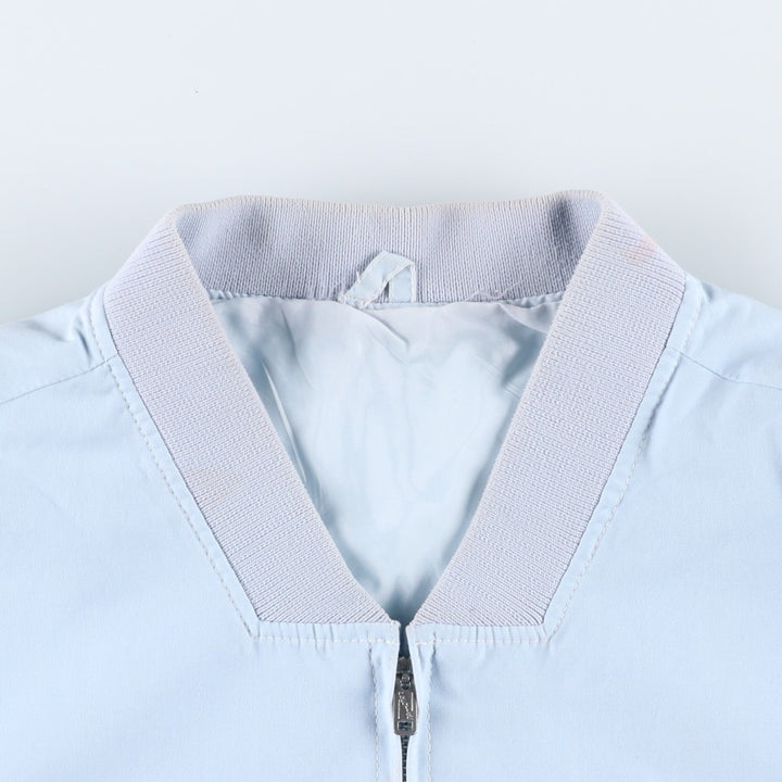 Vintage Men's XL Blouson Dacron Blue type light blue Vintage Second Hand