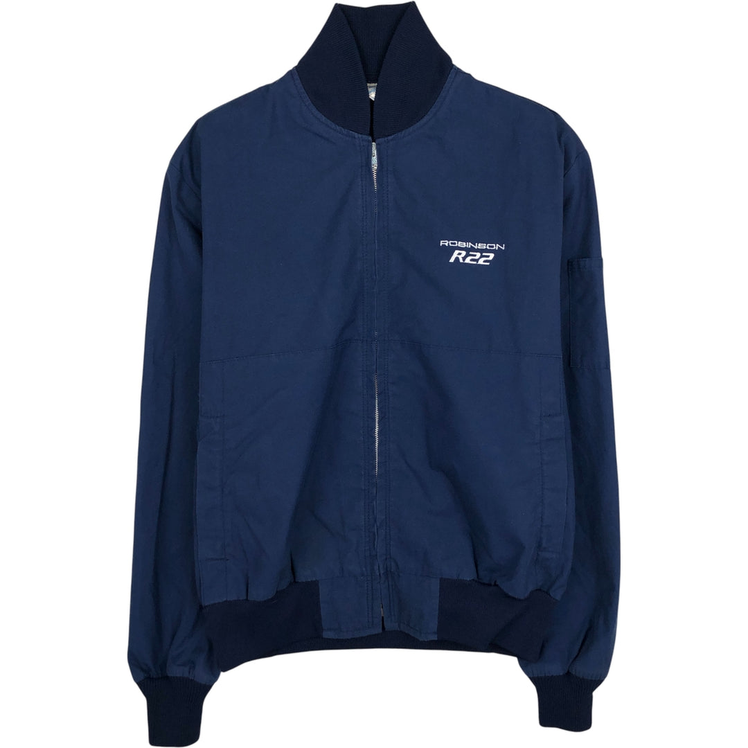 Made in California, Vintage Men's Medium Blouson unclear navy blue type Vintage Second Hand