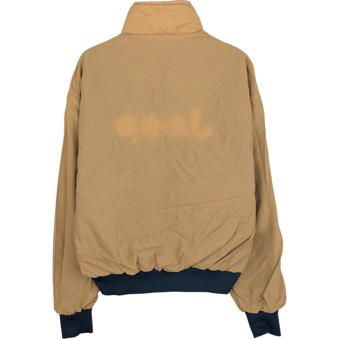 DESIGNS UNLIMITED JEEP Reversible Blouson, Made in USA, Men's Size L Nylon navy blue type Vintage Second Hand
