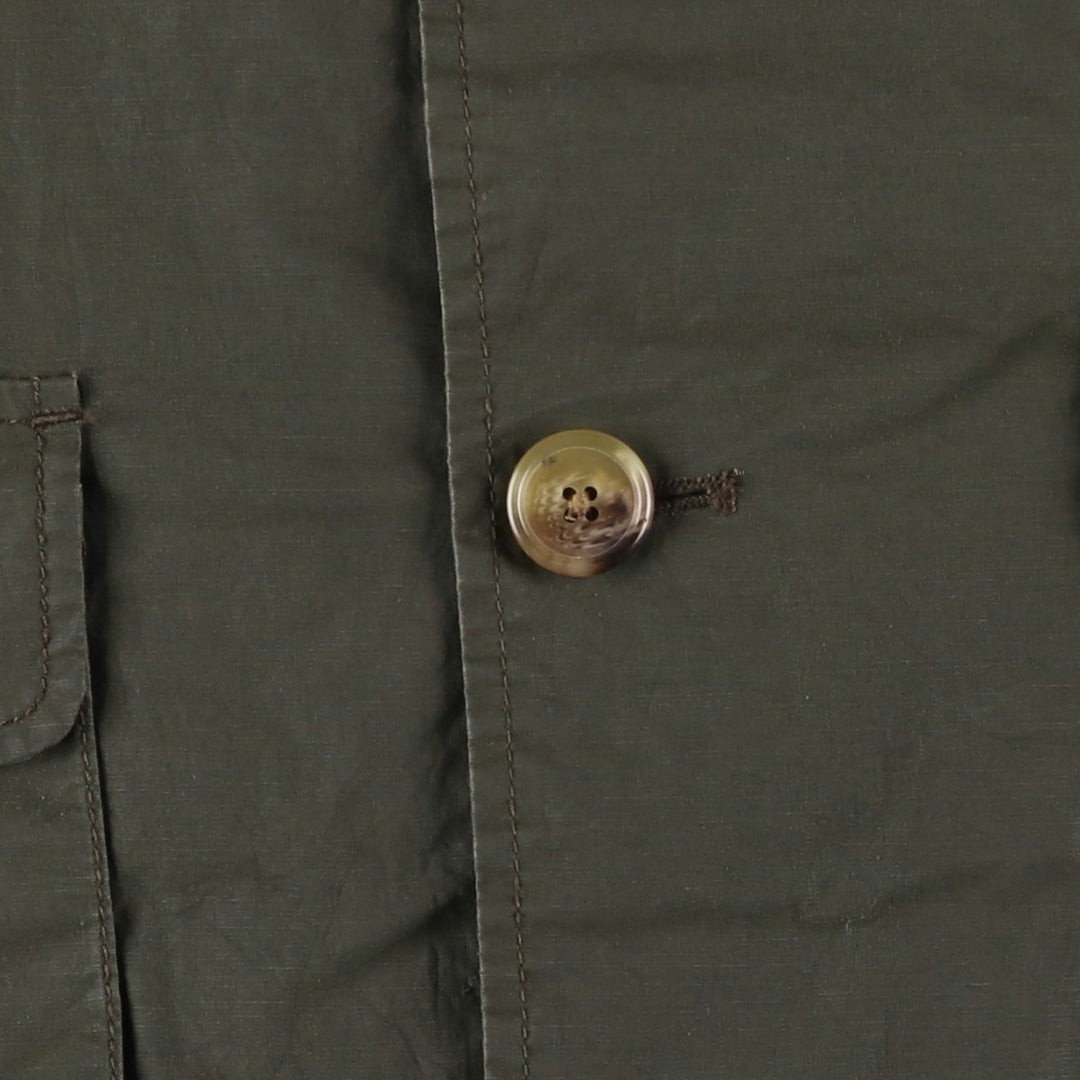 Vintage 90'S Tommy Hilfiger shirt jacket, size L, men's cotton Khaki type Vintage Second Hand