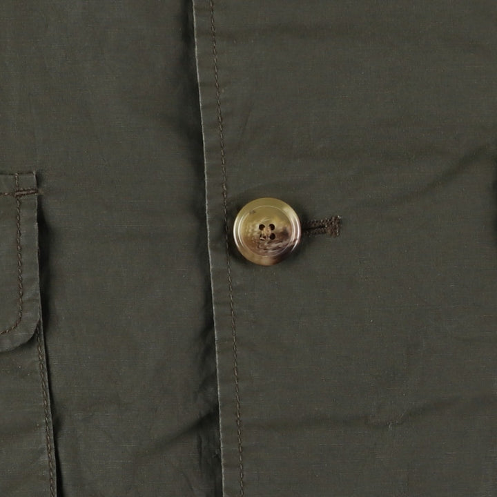 Vintage 90'S Tommy Hilfiger shirt jacket, size L, men's cotton Khaki type Vintage Second Hand