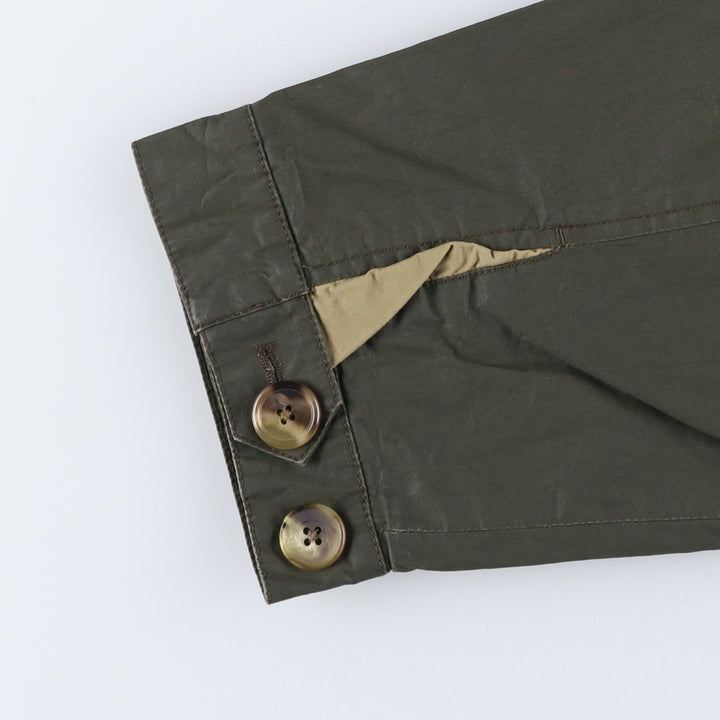 Vintage 90'S Tommy Hilfiger shirt jacket, size L, men's cotton Khaki type Vintage Second Hand