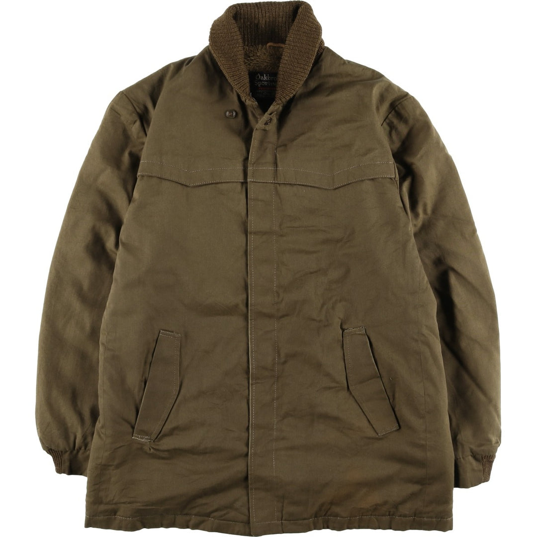 Vintage 1960s-1970'S Sears The Men's Store OAKBROOK SPORTSWEAR Pharaoh Jacket, Men's Size Medium Dacron Khaki type brown Vintage Second Hand