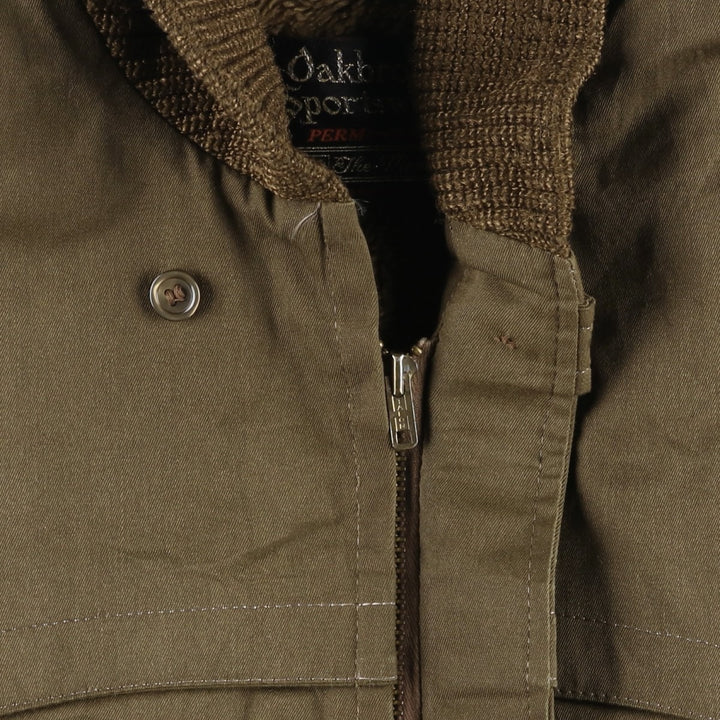 Vintage 1960s-1970'S Sears The Men's Store OAKBROOK SPORTSWEAR Pharaoh Jacket, Men's Size Medium Dacron Khaki type brown Vintage Second Hand