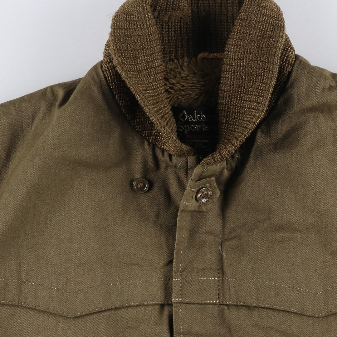 Vintage 1960s-1970'S Sears The Men's Store OAKBROOK SPORTSWEAR Pharaoh Jacket, Men's Size Medium Dacron Khaki type brown Vintage Second Hand