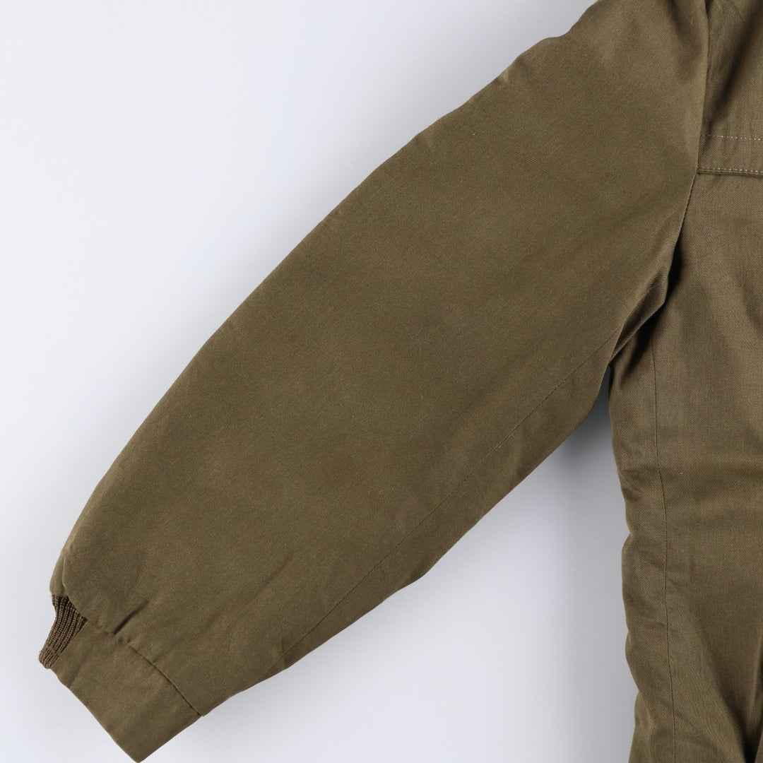 Vintage 1960s-1970'S Sears The Men's Store OAKBROOK SPORTSWEAR Pharaoh Jacket, Men's Size Medium Dacron Khaki type brown Vintage Second Hand