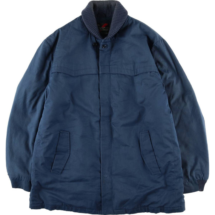 70s-80'S Sears The Men's Store Padded Pharaoh Jacket, Men's Size L unclear navy blue type Vintage Second Hand