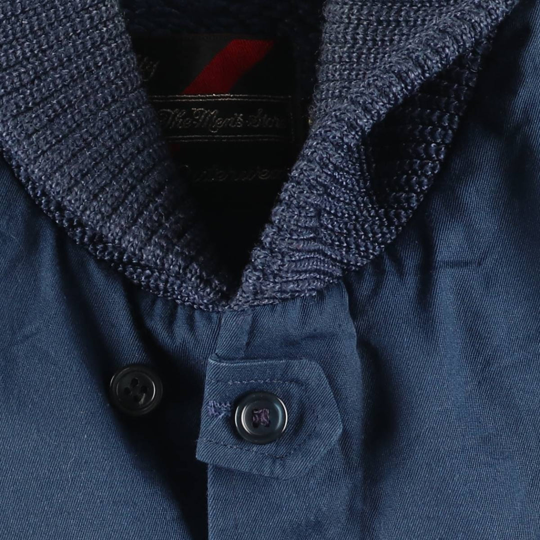 70s-80'S Sears The Men's Store Padded Pharaoh Jacket, Men's Size L unclear navy blue type Vintage Second Hand
