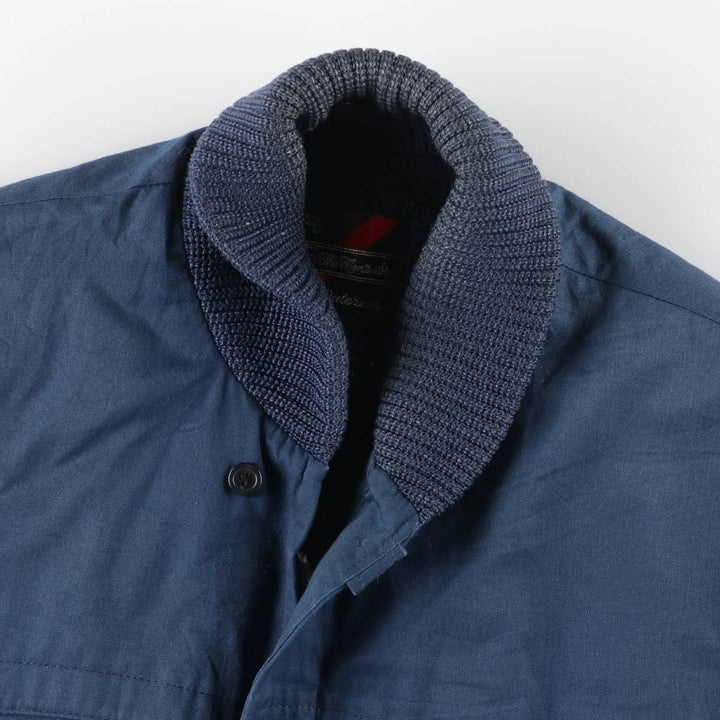 70s-80'S Sears The Men's Store Padded Pharaoh Jacket, Men's Size L unclear navy blue type Vintage Second Hand