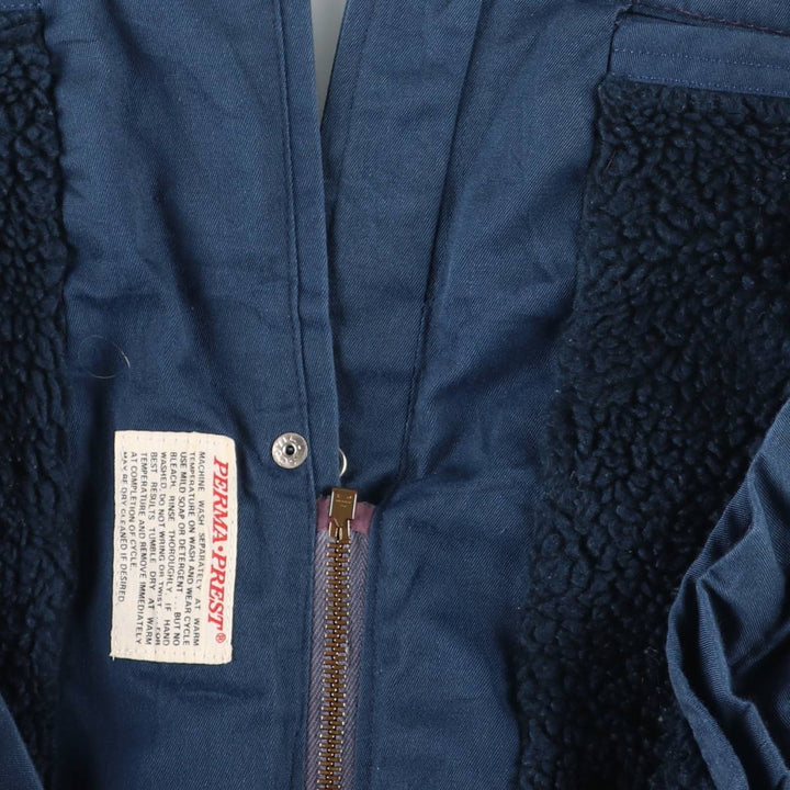 70s-80'S Sears The Men's Store Padded Pharaoh Jacket, Men's Size L unclear navy blue type Vintage Second Hand