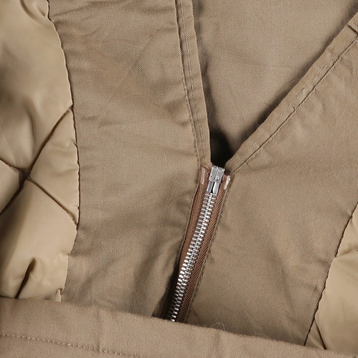 Vintage 70s-80'S Sears Outerwear Padded Pharaoh Jacket, Men's Size Medium polyester Beige type Vintage Second Hand