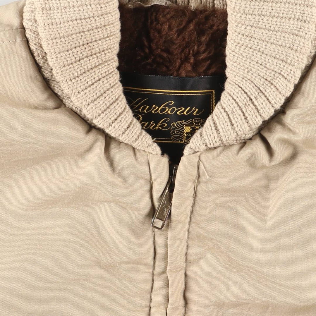 Vintage Harbour Park Men's Padded Pharaoh Jacket, Size L unclear Beige type Vintage Second Hand