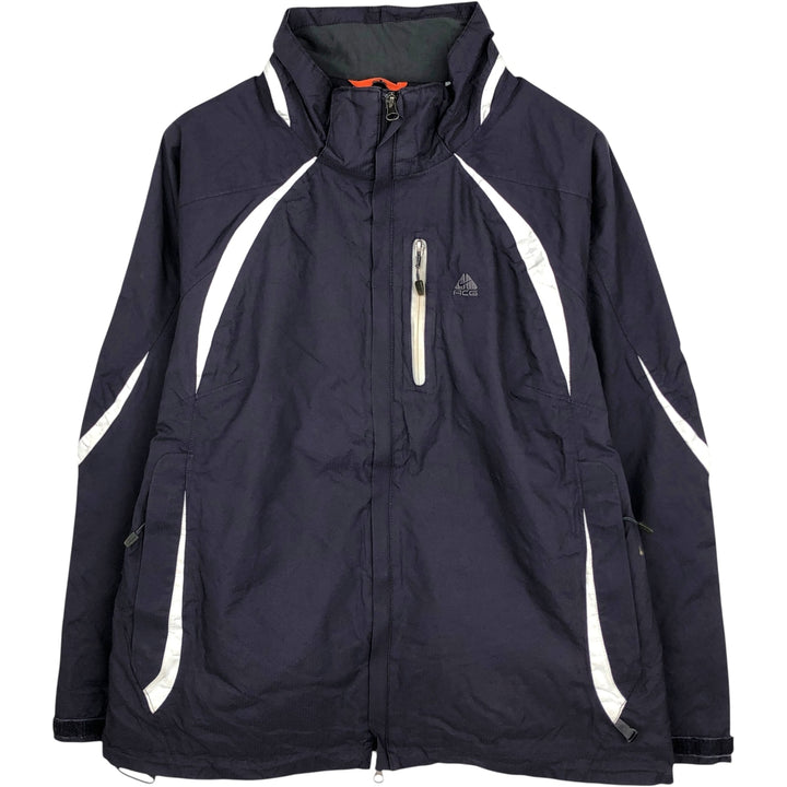 Vintage 90s-00'S Nike ACG Nylon Jacket, Men's Size L polyester navy blue type Vintage Second Hand
