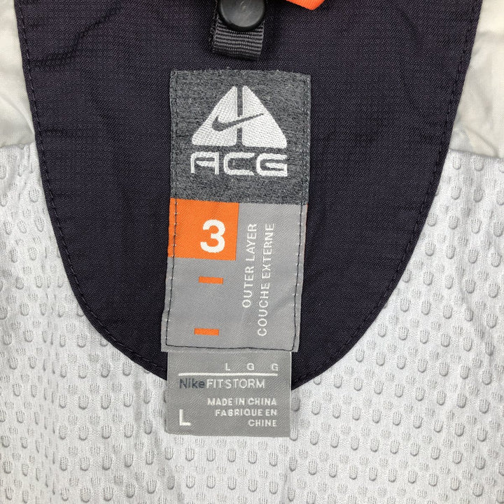 Vintage 90s-00'S Nike ACG Nylon Jacket, Men's Size L polyester navy blue type Vintage Second Hand