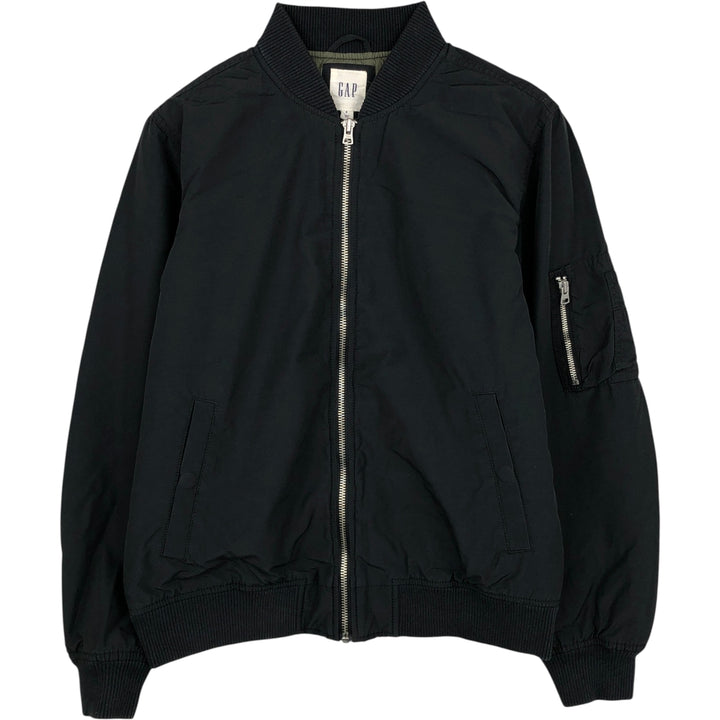 GAP Men's Padded Puffer Jacket (Size S) cotton black type Vintage Second Hand