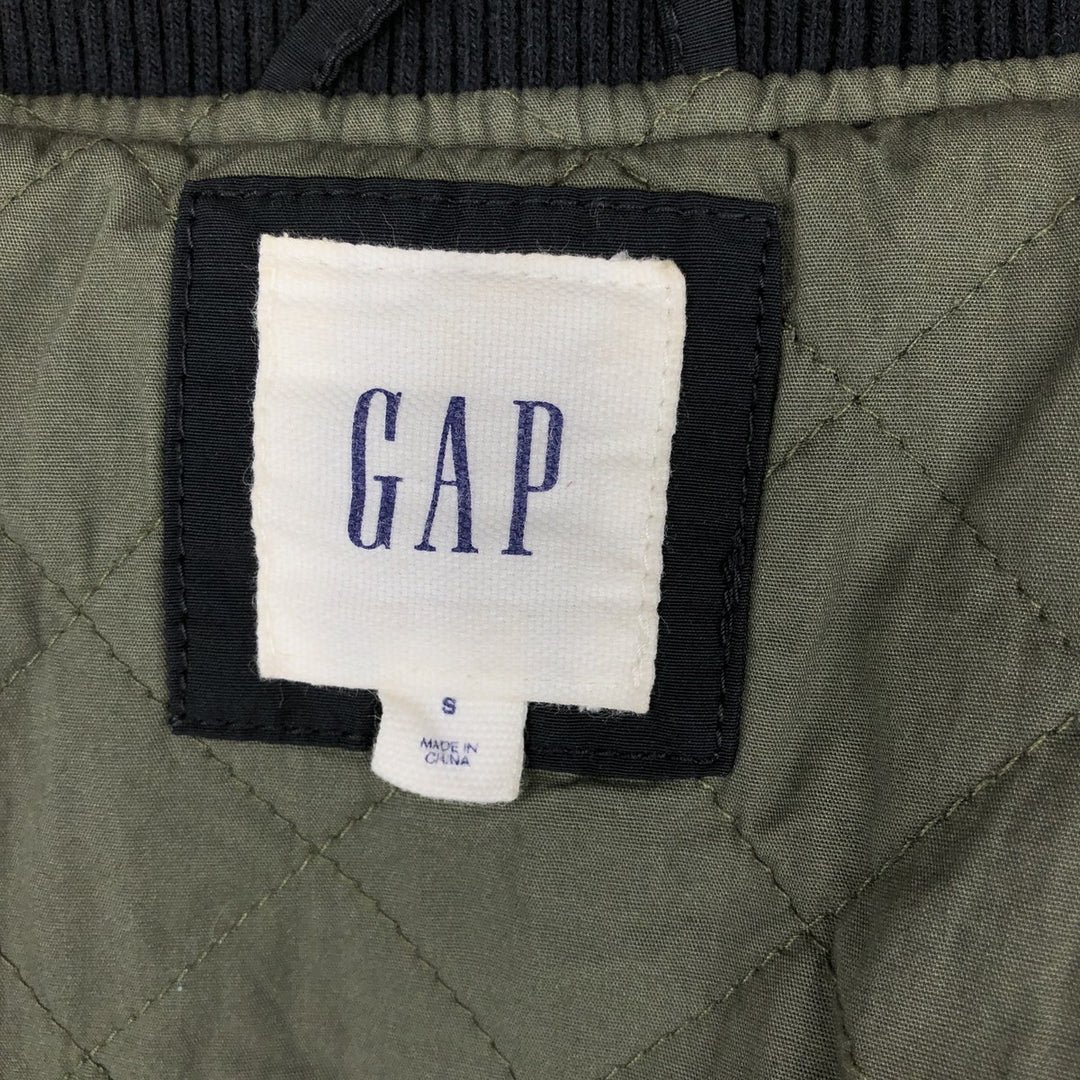 GAP Men's Padded Puffer Jacket (Size S) cotton black type Vintage Second Hand