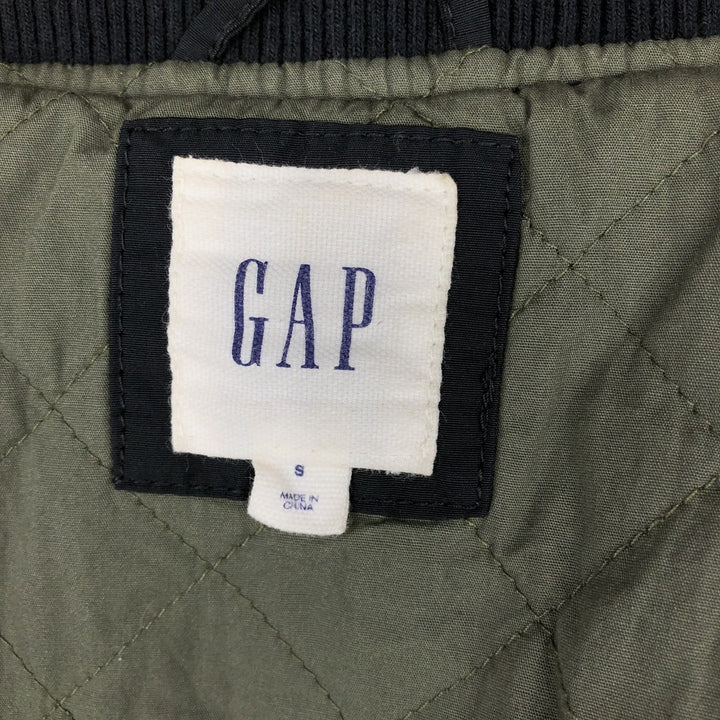 GAP Men's Padded Puffer Jacket (Size S) cotton black type Vintage Second Hand