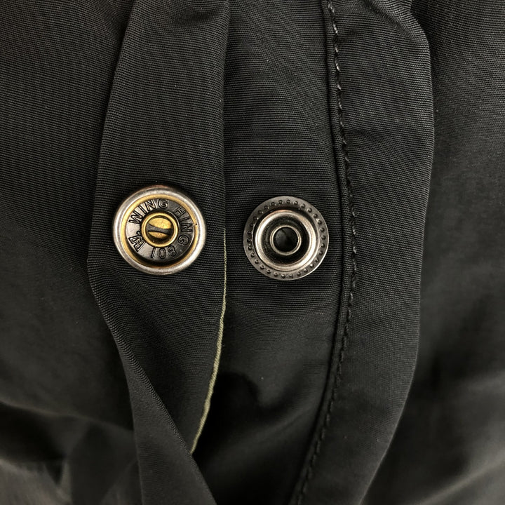 GAP Men's Padded Puffer Jacket (Size S) cotton black type Vintage Second Hand