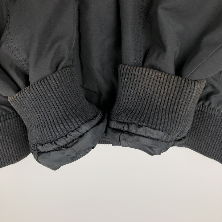 GAP Men's Padded Puffer Jacket (Size S) cotton black type Vintage Second Hand