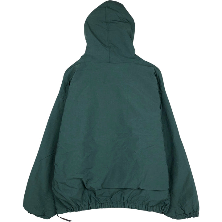 Jansport padded anorak parka puffer jacket, men's size XXL equivalent. Nylon green type Vintage Second Hand