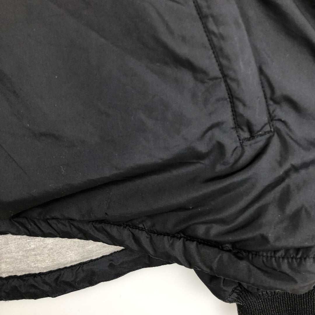 Harley-Davidson Half-Button Pullover Windbreaker, Men's Size L Polyurethane Coated Polyester black type Vintage Second Hand