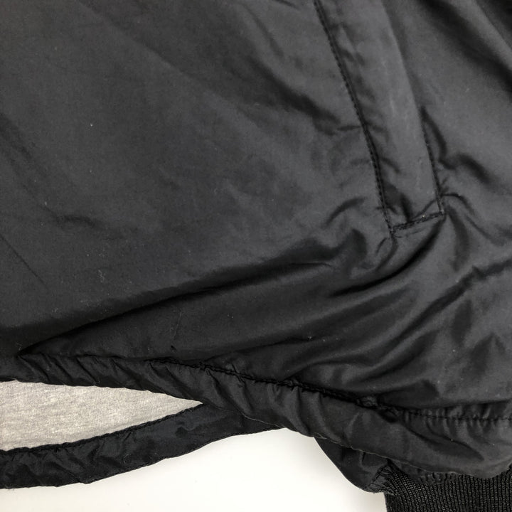 Harley-Davidson Half-Button Pullover Windbreaker, Men's Size L Polyurethane Coated Polyester black type Vintage Second Hand