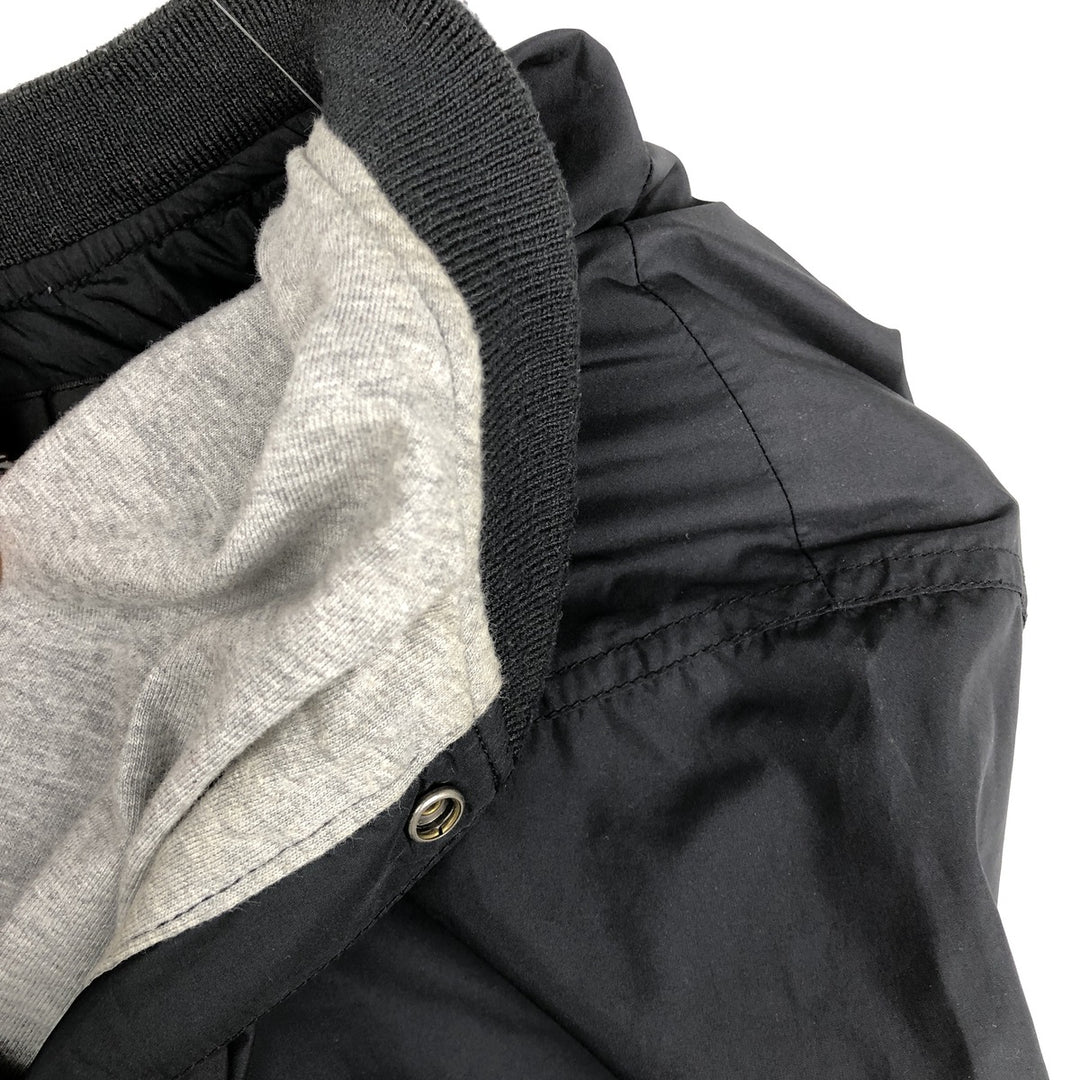 Harley-Davidson Half-Button Pullover Windbreaker, Men's Size L Polyurethane Coated Polyester black type Vintage Second Hand