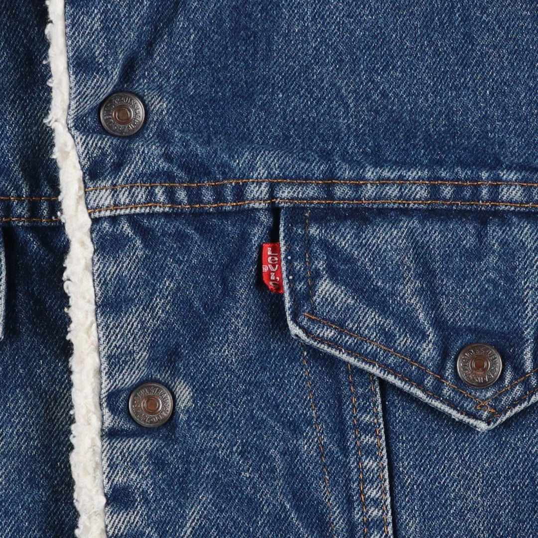 Vintage 80s-90'S Levi's 70608-0216 Padded Denim Jacket, Made in USA, Men's Size Medium cotton blue type Vintage Second Hand
